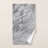 LUXURIOUS GRAY Silver HAMPTON TOWEL SET Bad Handdoek (Handdoek)