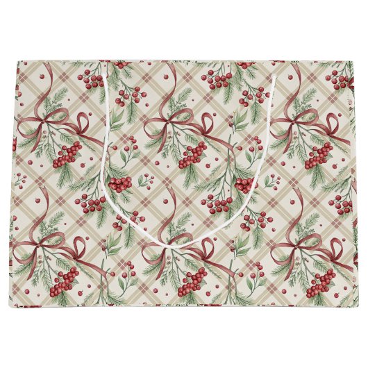 Luxurious Holiday Gift Bag Groot Cadeauzakje (Voorkant)