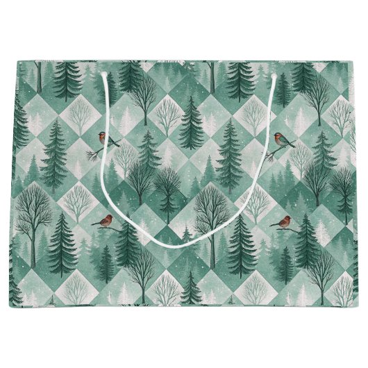 Luxurious Holiday Gift Bag Groot Cadeauzakje (Voorkant)