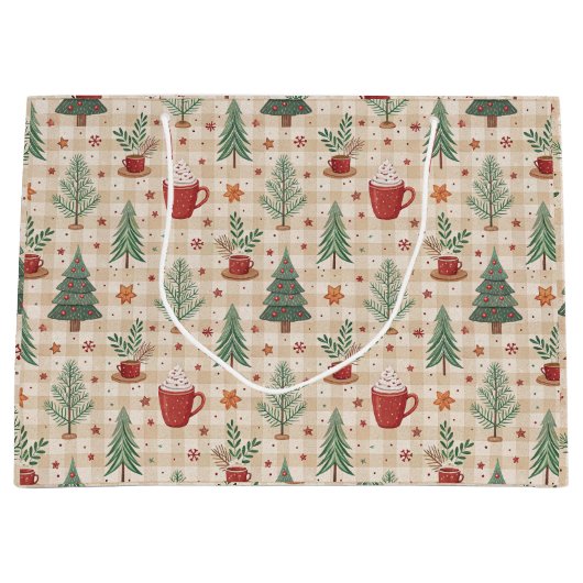 Luxurious Holiday Gift Bag Groot Cadeauzakje (Voorkant)