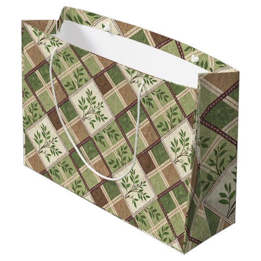 Luxurious Holiday Gift Bag Groot Cadeauzakje (Achterkant Gekanteld)