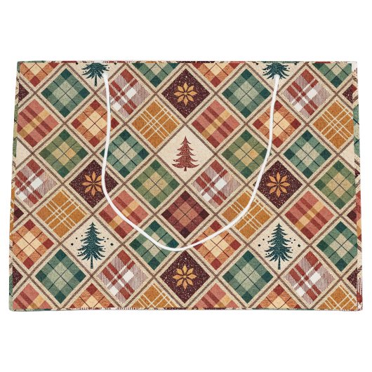 Luxurious Holiday Gift Bag Groot Cadeauzakje (Voorkant)