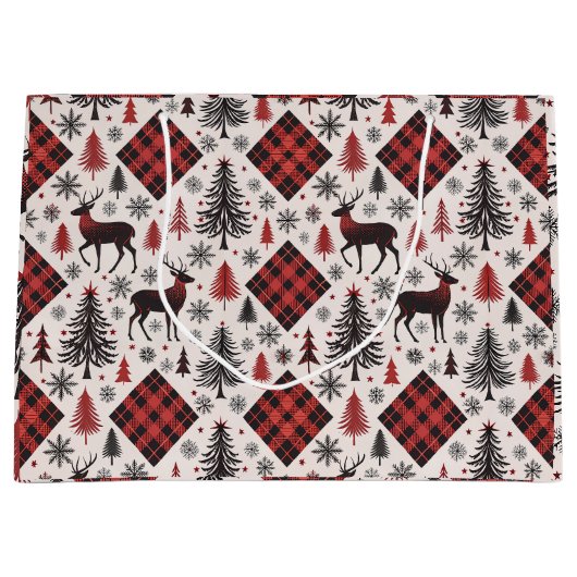 Luxurious Holiday Gift Bag Groot Cadeauzakje (Voorkant)