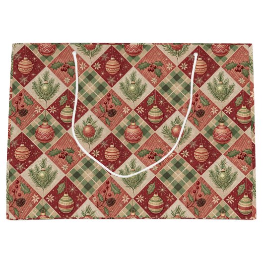 Luxurious Holiday Gift Bag Groot Cadeauzakje (Voorkant)