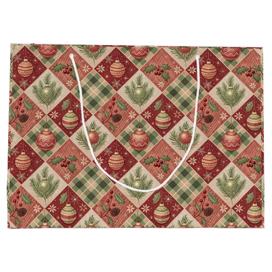 Luxurious Holiday Gift Bag Groot Cadeauzakje (Achterkant)