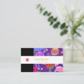 Luxurious Japanese-Style business card Visitekaartje (Staand voorkant)