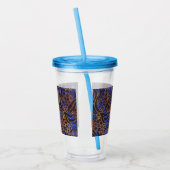 Luxurious Leopard and Zebra Print Pattern Acryl Drinkbeker (Links)