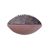 Luxurious Leopard and Zebra Print Pattern American Football (Gedraaid 90)