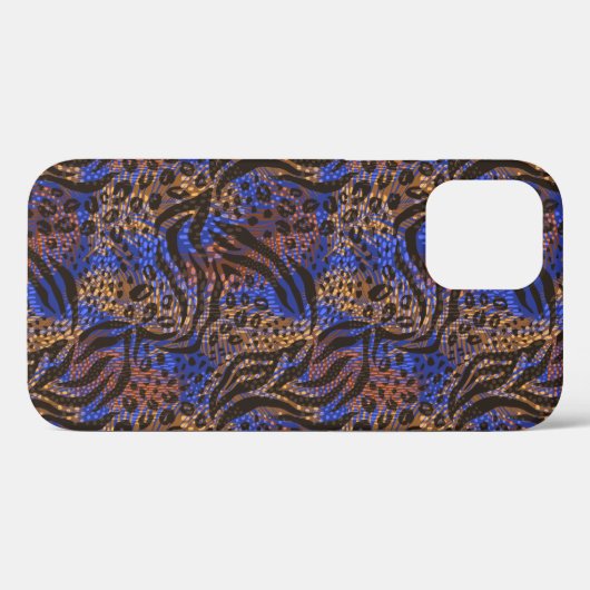 Luxurious Leopard and Zebra Print Pattern Case-Mate iPhone Case (Achterkant (horizontaal))