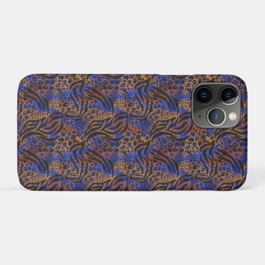 Luxurious Leopard and Zebra Print Pattern Case-Mate iPhone Case (Achterkant (horizontaal))