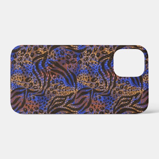 Luxurious Leopard and Zebra Print Pattern Case-Mate iPhone Case (Achterkant (horizontaal))