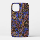 Luxurious Leopard and Zebra Print Pattern Case-Mate iPhone Case (Achterkant)