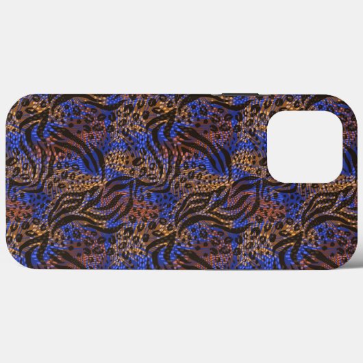 Luxurious Leopard and Zebra Print Pattern Case-Mate iPhone Case (Achterkant (horizontaal))