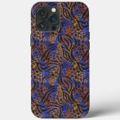 Luxurious Leopard and Zebra Print Pattern Case-Mate iPhone Case (Achterkant)