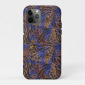Luxurious Leopard and Zebra Print Pattern Case-Mate iPhone Case (Achterkant)