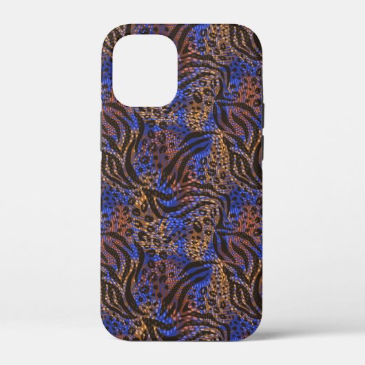 Luxurious Leopard and Zebra Print Pattern Case-Mate iPhone Case (Achterkant)