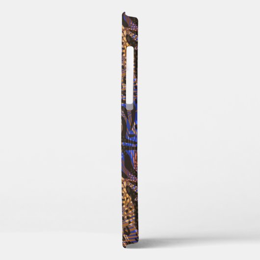 Luxurious Leopard and Zebra Print Pattern Case-Mate iPhone Case (Achterkant / Links)