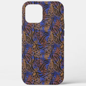 Luxurious Leopard and Zebra Print Pattern Case-Mate iPhone Case (Achterkant)