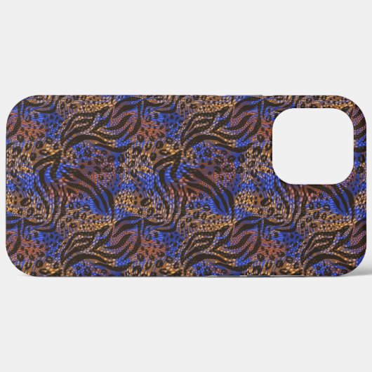 Luxurious Leopard and Zebra Print Pattern Case-Mate iPhone Case (Achterkant (horizontaal))