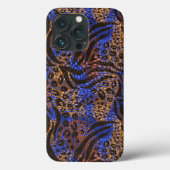 Luxurious Leopard and Zebra Print Pattern Case-Mate iPhone Case (Achterkant)