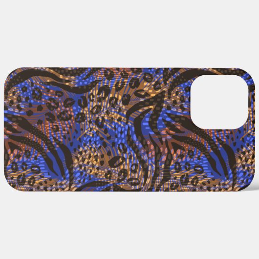 Luxurious Leopard and Zebra Print Pattern Case-Mate iPhone Case (Achterkant / Rechts)