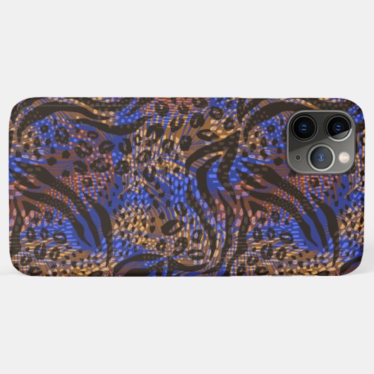 Luxurious Leopard and Zebra Print Pattern Case-Mate iPhone Case (Achterkant (horizontaal))