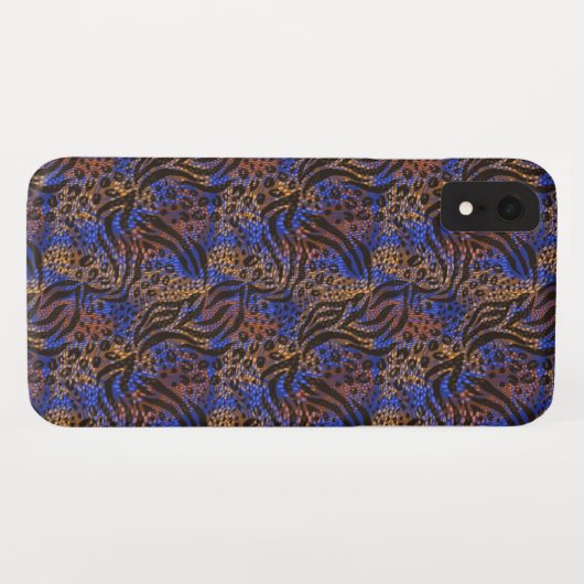 Luxurious Leopard and Zebra Print Pattern Case-Mate iPhone Case (Achterkant (horizontaal))