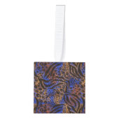 Luxurious Leopard and Zebra Print Pattern Decoratie (Voorkant)