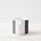 Luxurious Leopard and Zebra Print Pattern Espresso Kop (Achterkant)