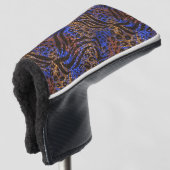 Luxurious Leopard and Zebra Print Pattern Golfheadcover (3/4 voorkant)