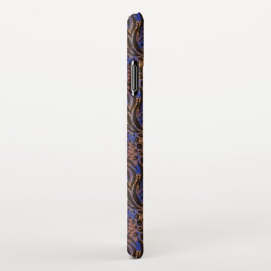 Luxurious Leopard and Zebra Print Pattern iPhone Hoesje (Rechterkant)