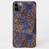 Luxurious Leopard and Zebra Print Pattern iPhone Hoesje (Achterkant)
