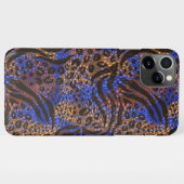 Luxurious Leopard and Zebra Print Pattern iPhone Hoesje (Achterkant horizontaal)