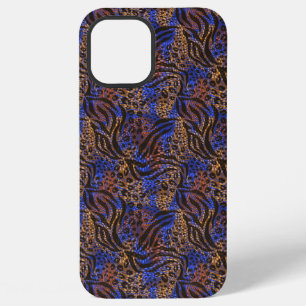 Luxurious Leopard and Zebra Print Pattern iPhone 12 Pro Max Hoesje