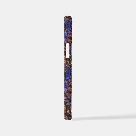 Luxurious Leopard and Zebra Print Pattern iPhone Hoesje (Rechterkant)