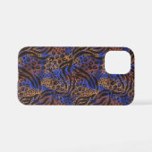 Luxurious Leopard and Zebra Print Pattern iPhone Hoesje (Achterkant horizontaal)