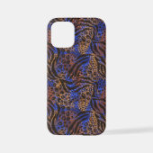 Luxurious Leopard and Zebra Print Pattern iPhone Hoesje (Achterkant)