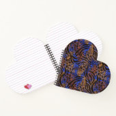 Luxurious Leopard and Zebra Print Pattern Notitieboek (Binnen)