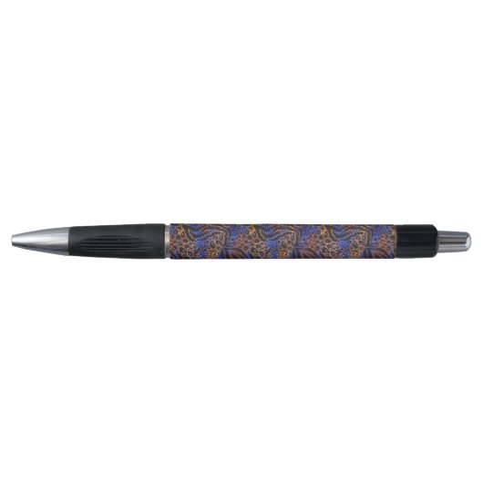 Luxurious Leopard and Zebra Print Pattern Pen (Voorkant)