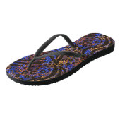 Luxurious Leopard and Zebra Print Pattern Teenslippers (Schuin)