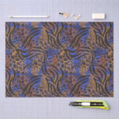 Luxurious Leopard and Zebra Print Pattern Tissuepapier (Craft)