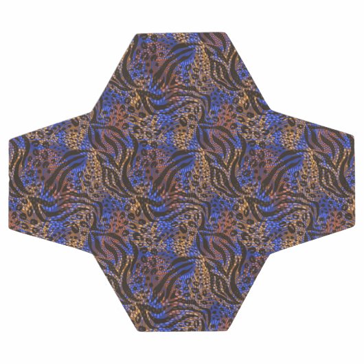 Luxurious Leopard and Zebra Print Pattern Voetbal (Enkel)