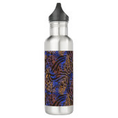 Luxurious Leopard and Zebra Print Pattern Waterfles (Links)