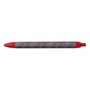Luxurious Leopard and Zebra Print Pattern Zwarte Inkt Pen