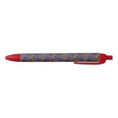 Luxurious Leopard and Zebra Print Pattern Zwarte Inkt Pen (Bodem)