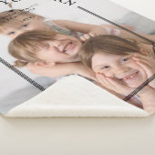 Luxurious Ornamental Dome Arch Effect Custom Photo Sherpa Deken (3/4)