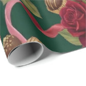 Luxurious Red Roses Cadeaupapier (Rol Hoek)