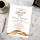 Luxurious Retirement Party Kaart