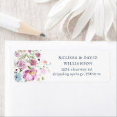 Luxurious Spring Garden Return Address Label (Insitu)