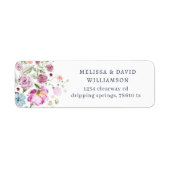 Luxurious Spring Garden Return Address Label (Voorkant)